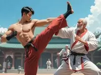 Kung Fu Gym Fighting