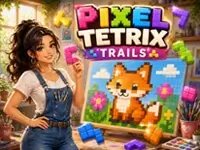 Pixel Tetrix Trails