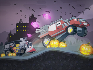 Uphill Halloween Racing